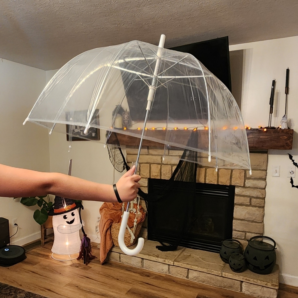 Set of 6 Clear Bubble Umbrellas